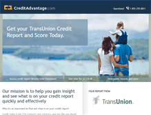 Tablet Screenshot of creditadvantage.com